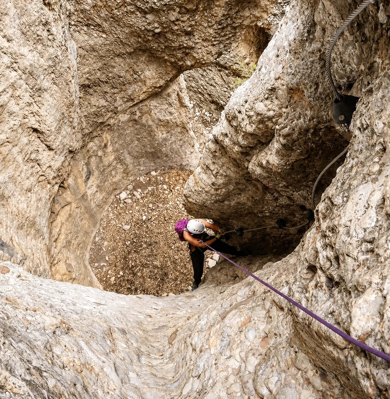 Guided canyoning in Montserrat